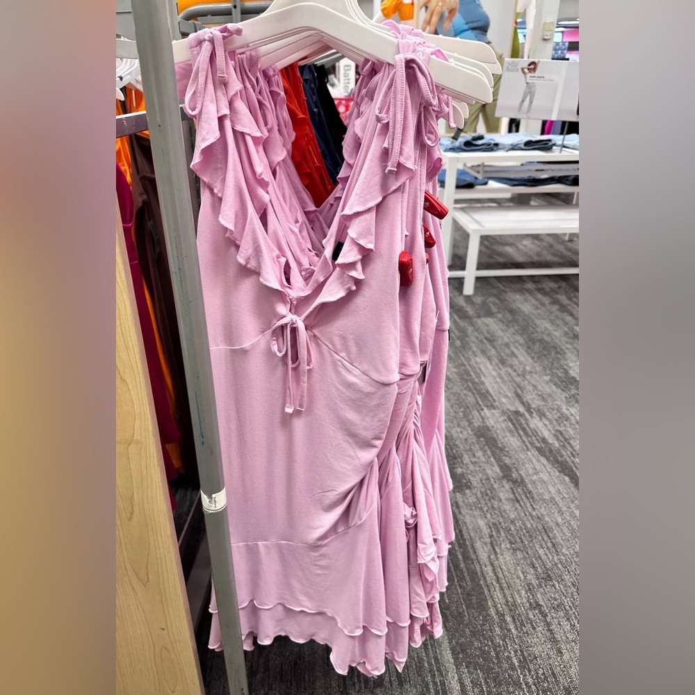 Pink Ruffle Dress NWT - Picture 3 of 4